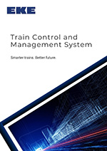 Front cover of the Train Control and Managment System brochure available for download